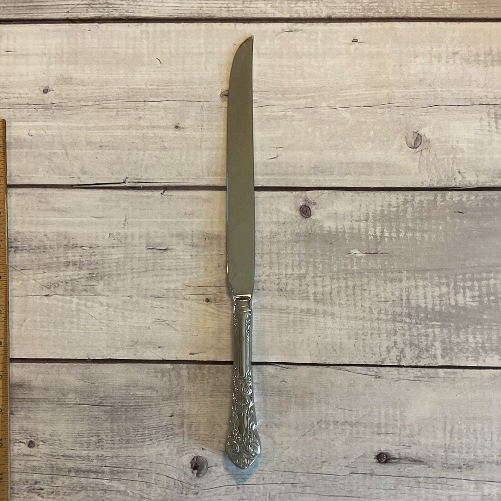 Reed & Barton Stainless Flatware Renaissance Carving Knife